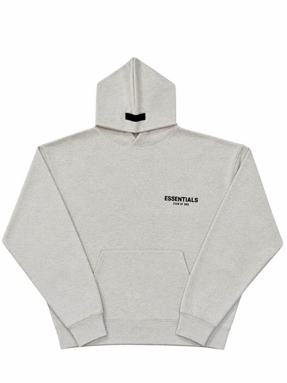 Men's Light Gray Pullover Hoodie L